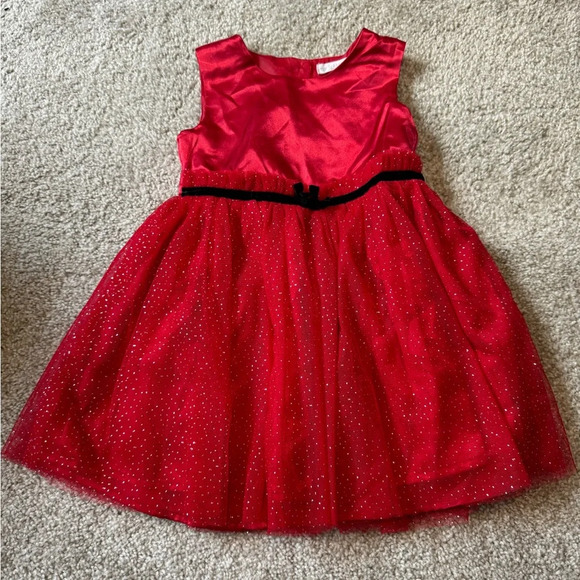 Red sparkler Christmas dress - Picture 1 of 3